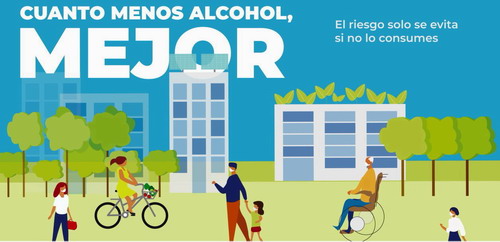 banner Cuanto menos alcohol, MEJOR
