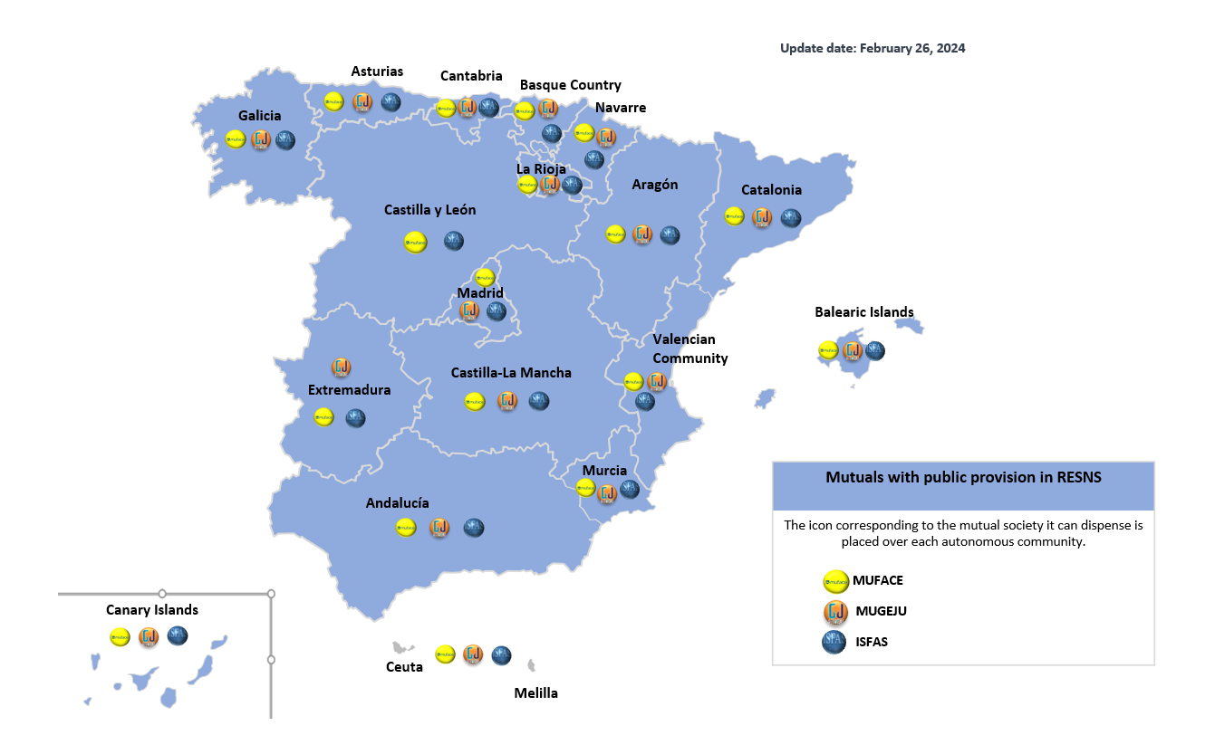 Mapa mutualidades receta