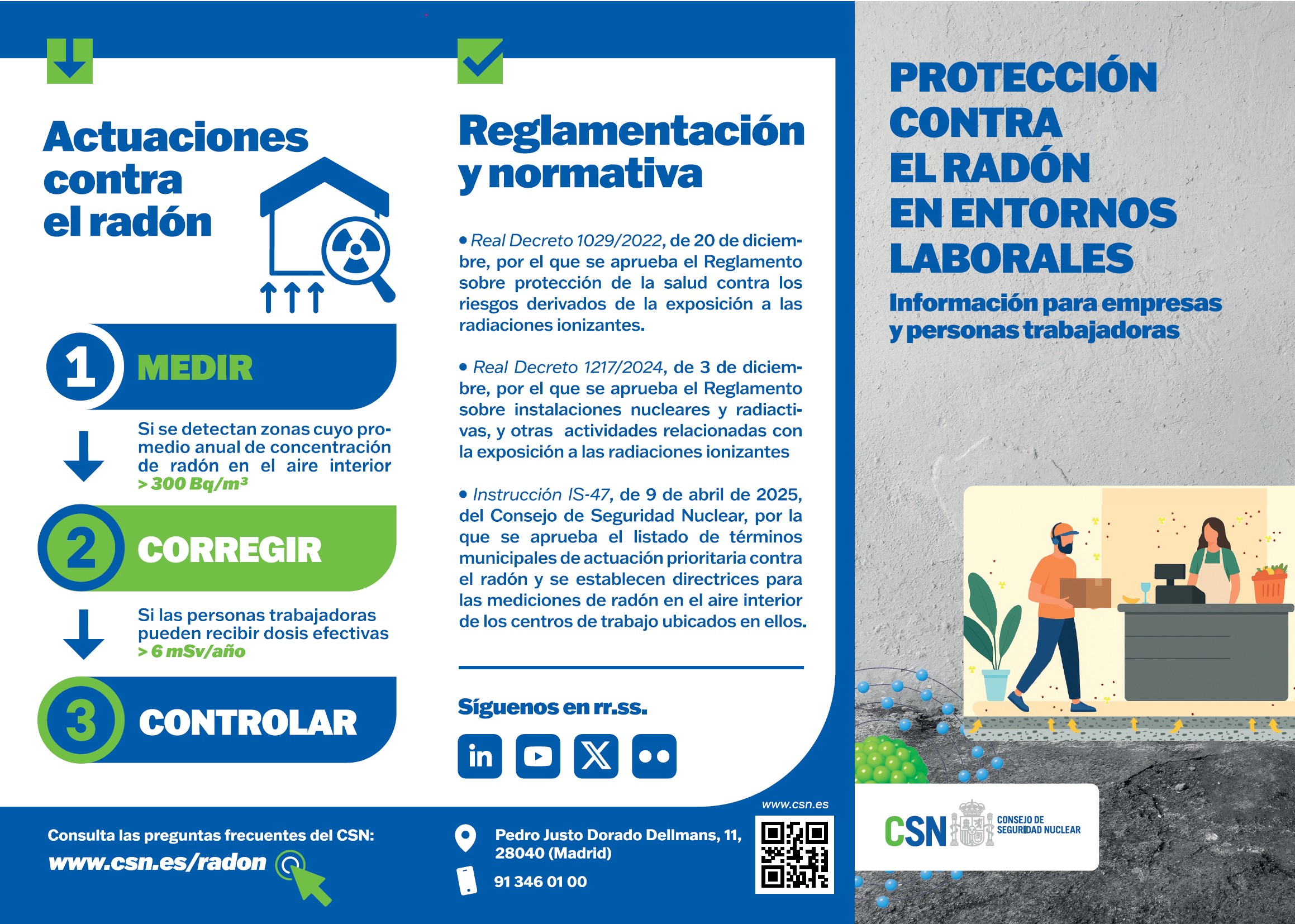 Rad&oacute;n en entornos laborales