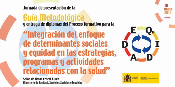 Jornada de Presentaci&oacute;n de la Gu&iacute;a Metodol&oacute;gica y entrega de diplomas del Proceso formativo para la "Integraci&oacute;n del enfoque de determinantes sociales y equidad en las estrategias, programas y actividades relacionadas con la salud"