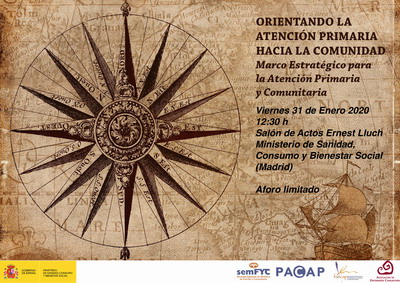 Cartel de la jornada Orientando la atenci&oacute;n primaria hacia la comunidad