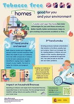 infografia Tobacco free homes