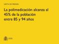 14/01/2026 - La polimedicación alcanza al 45% de la población entre 85 y 94 años