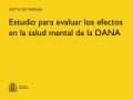 29/01/2026 - Sanidad pone en marcha un estudio pionero de tres años para evaluar el impacto en la salud mental tras la DANA