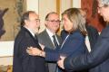 29/04/2013 - la ministra de Sanidad, Servicios Sociales e Igualdad, Ana Mato, durante la reunión mantenida con científicos que asesoran al Plan Nacional sobre Drogas.