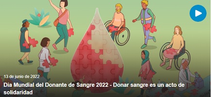 Vídeo Día mundial del donante de sangre - 14 de junio