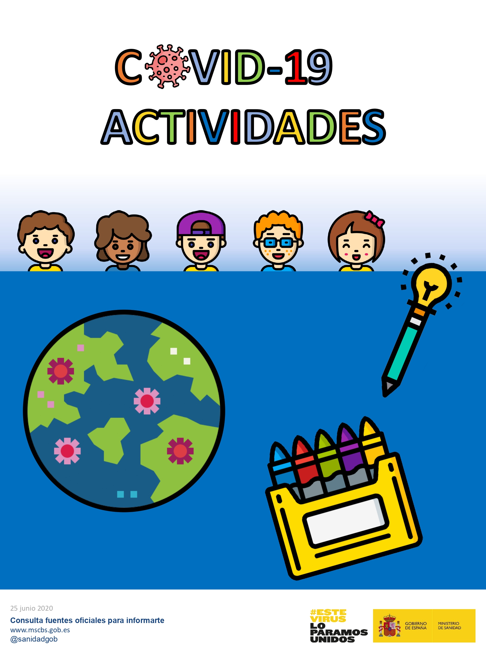Libro de actividades infantiles COVID-19